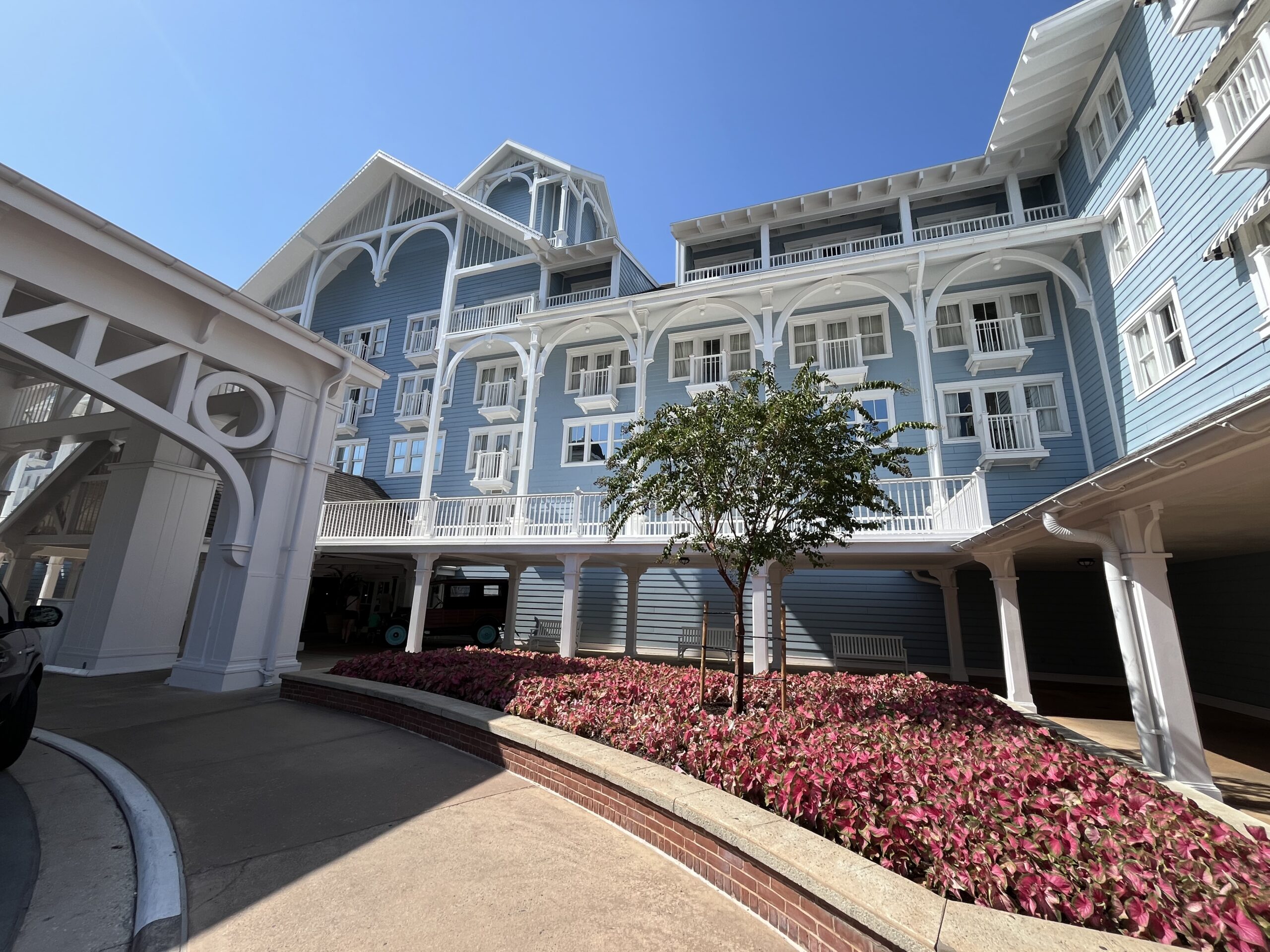 beach club resort entrance