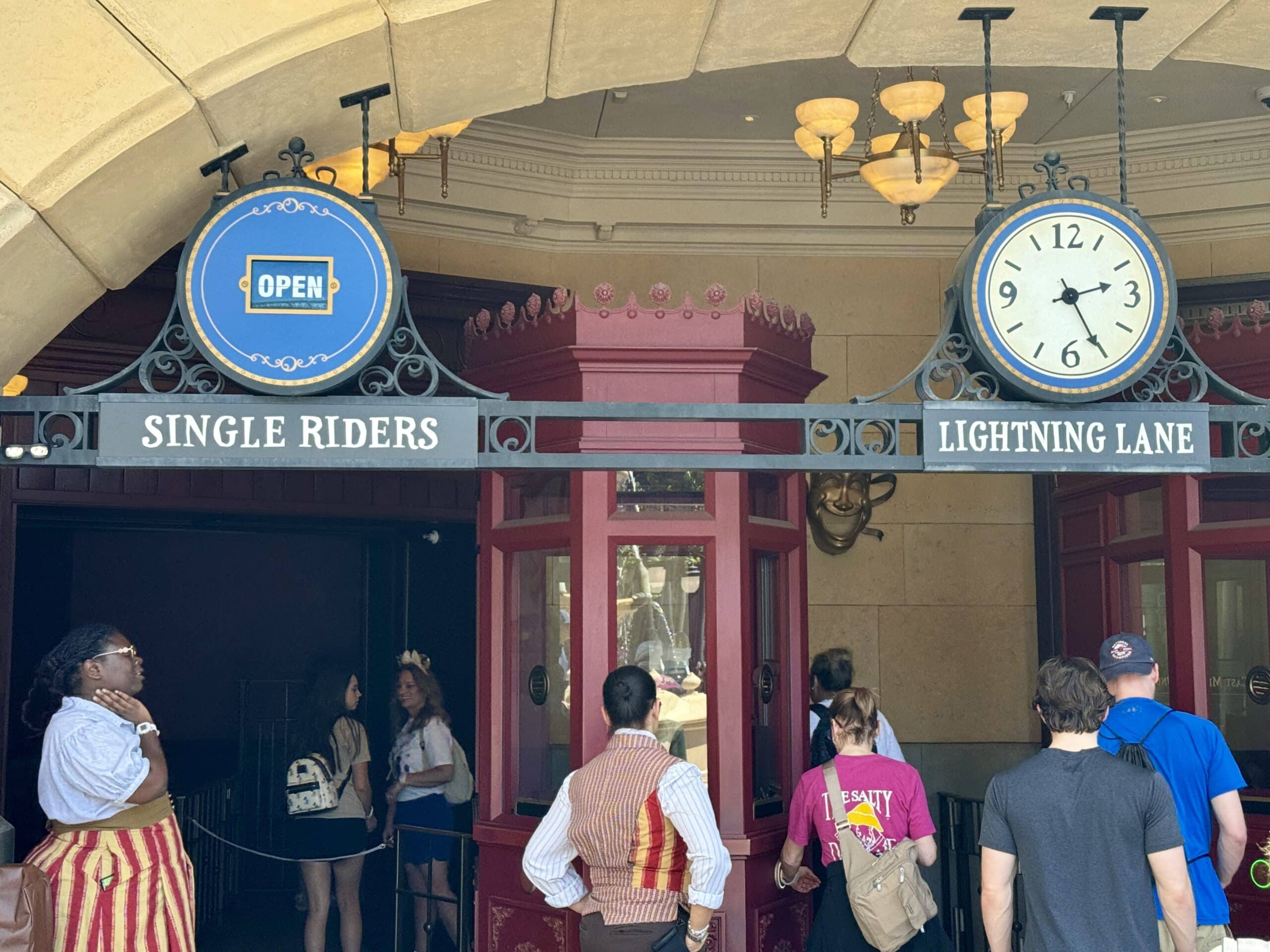 Disney World Single Rider Lines