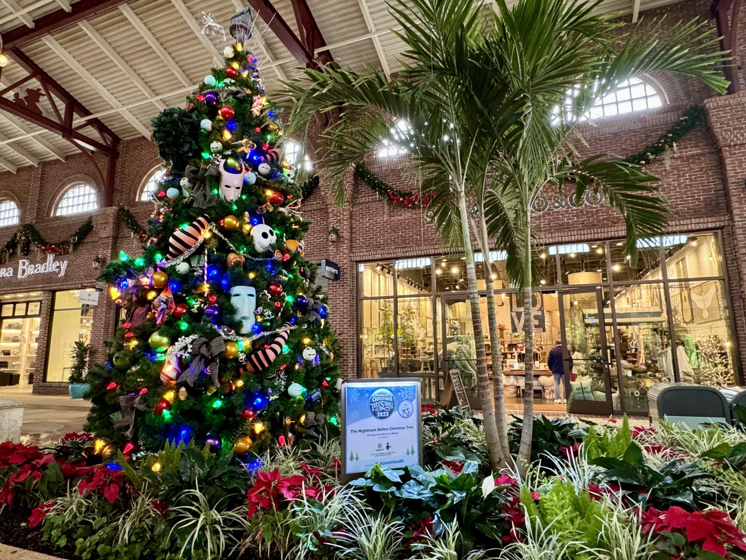 Disney Springs Christmas Tree Stroll