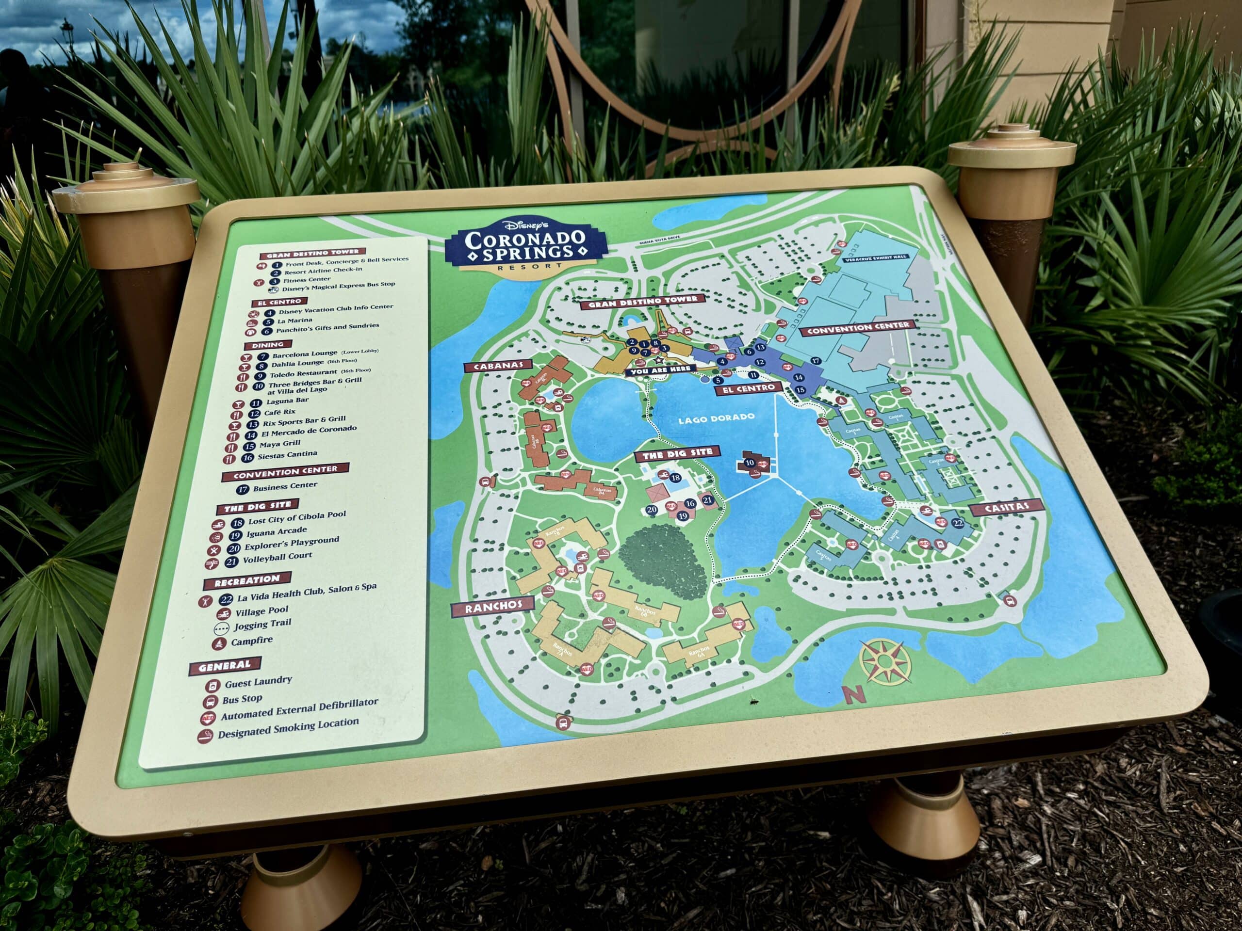 Disney’s Coronado Springs Resort Map